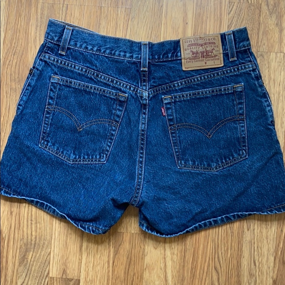 Levi’s High Waisted Denim Shorts